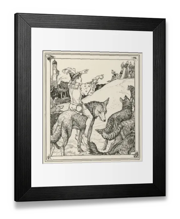 Framed Print : The Grateful Beasts Framed Print : The Grateful Beasts