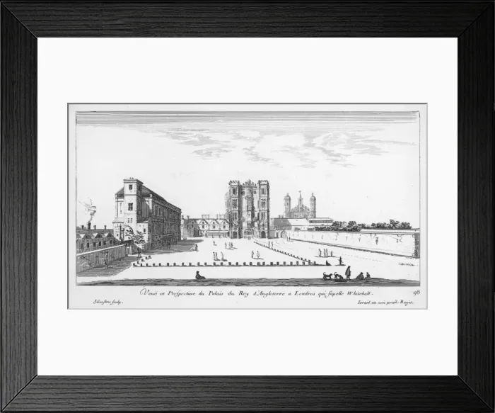 Framed Print : London / Whitehall / 1640 Framed Print : London / Whitehall / 1640