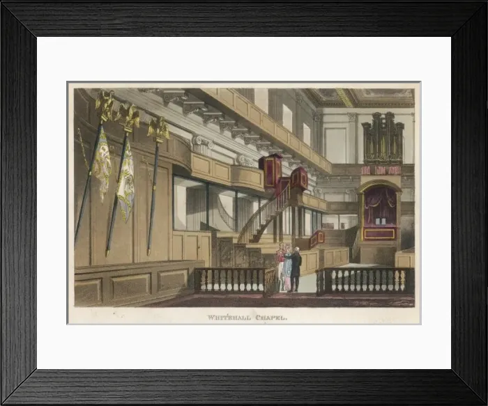 Framed Print : Whitehall / Banqueting Hse Framed Print : Whitehall / Banqueting Hse