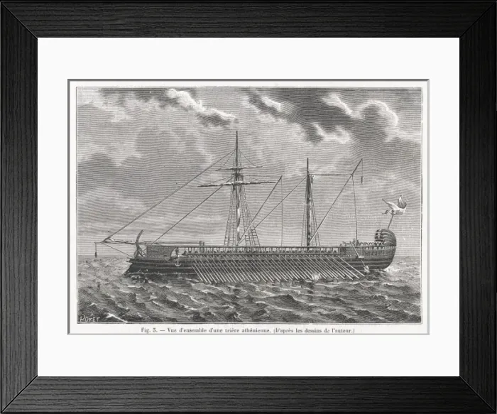 Framed Print : Athenian Trireme Framed Print : Athenian Trireme