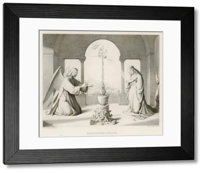 Framed Print : Overbeck / Annunciation Framed Print : Overbeck / Annunciation