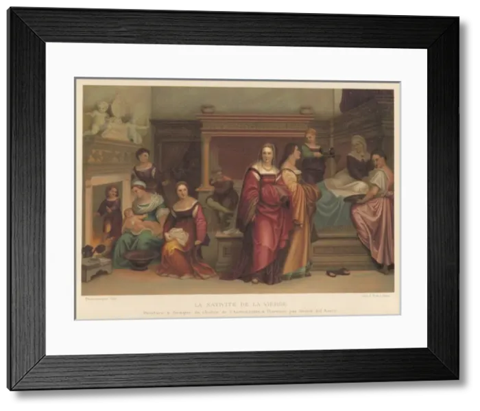 Framed Print : Marys Birth Framed Print : Marys Birth