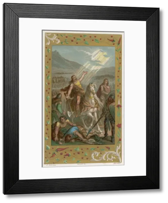 Framed Print : Clovis at Tolbiac Framed Print : Clovis at Tolbiac