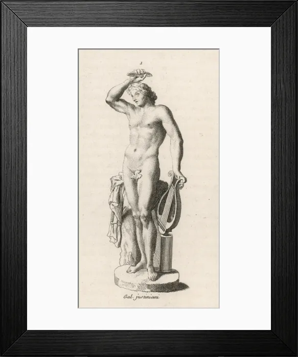 Framed Print : Apollo with Lyre Framed Print : Apollo with Lyre