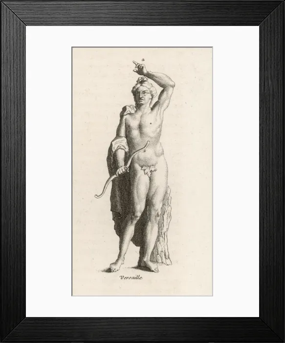 Framed Print : Apollo with Bow Framed Print : Apollo with Bow