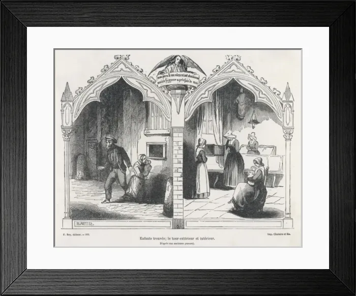 Framed Print : BABY ABANDONED IN TOUR Framed Print : BABY ABANDONED IN TOUR