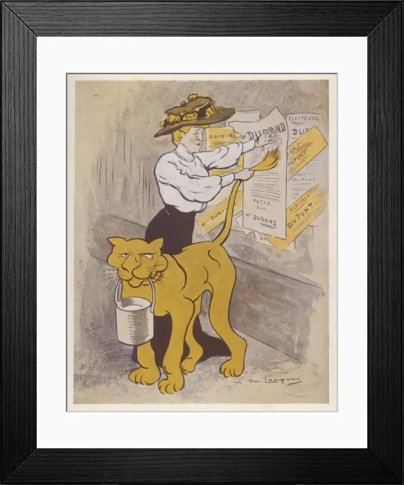 Framed Print : Womens Rights / Durand Framed Print : Womens Rights / Durand