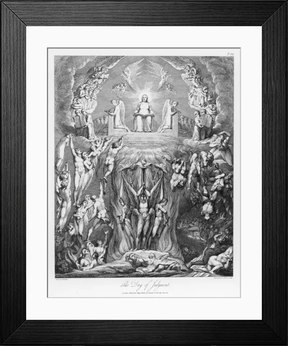 Framed Print : Judgment (Blake) Framed Print : Judgment (Blake)