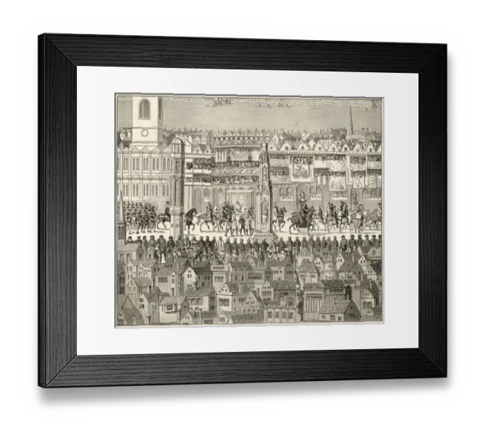 Framed Print : Edward VI Crowned / Anon Framed Print : Edward VI Crowned / Anon