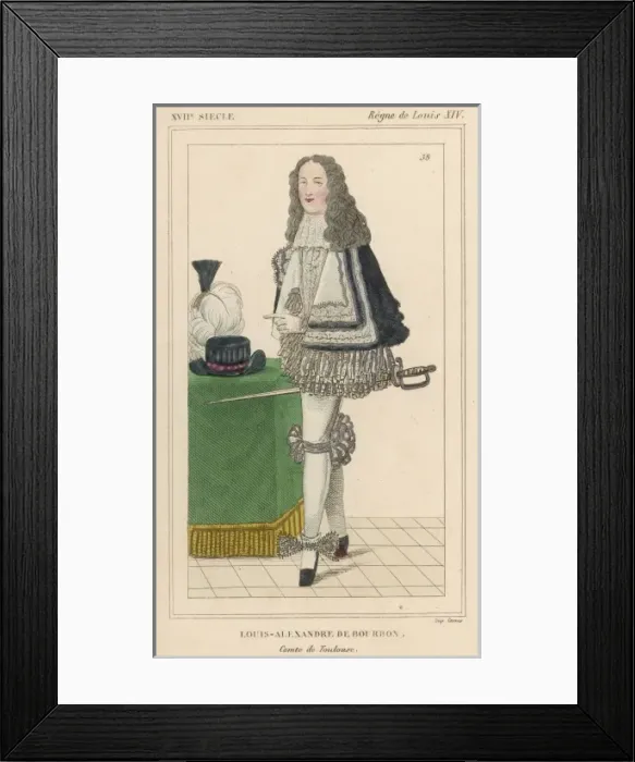 Framed Print : Louis-Alexandre De Bourb Framed Print : Louis-Alexandre De Bourb