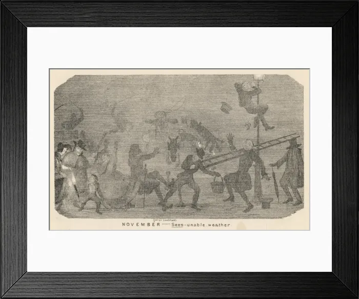 Framed Print : November Fog / Cruikshank Framed Print : November Fog / Cruikshank