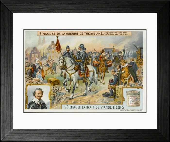 Framed Print : Pappenheim at Magdeburg Framed Print : Pappenheim at Magdeburg
