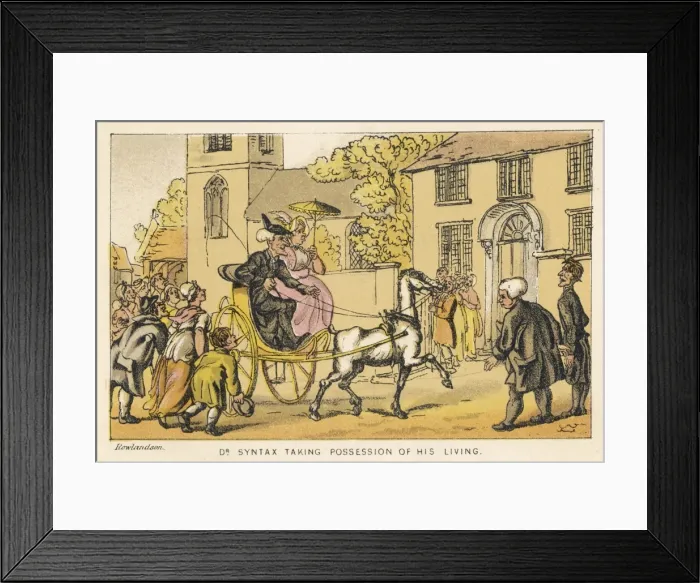 Framed Print : Dr Syntax / Parish Priest Framed Print : Dr Syntax / Parish Priest