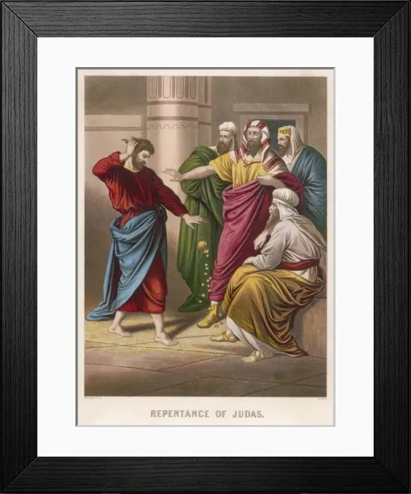 Framed Print : Judas Repents Framed Print : Judas Repents