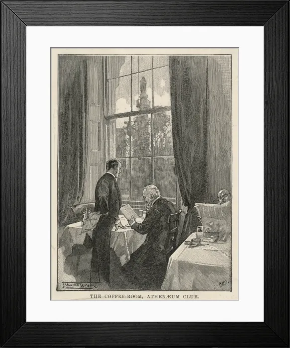 Framed Print : Athenaeum Coffee Framed Print : Athenaeum Coffee