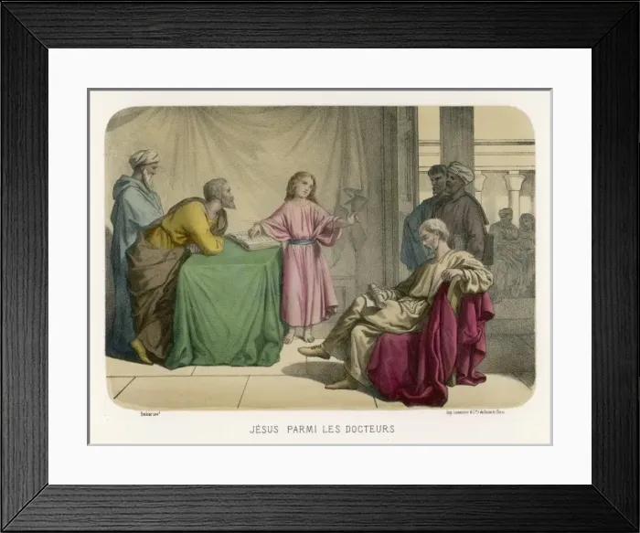 Framed Print : Jesus & Doctors (B. E. E. ) Framed Print : Jesus & Doctors (B. E. E. )