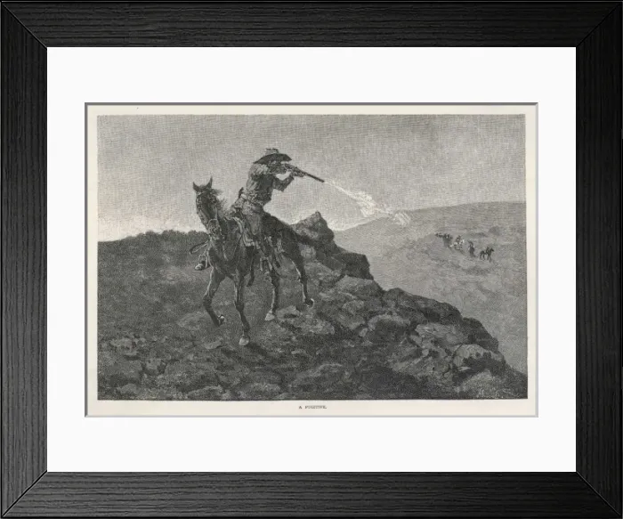 Framed Print : Fugitive Fires at Posse Framed Print : Fugitive Fires at Posse