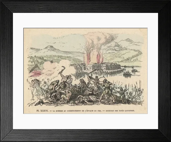 Framed Print : Iron Age Warfare / Renegde Framed Print : Iron Age Warfare / Renegde