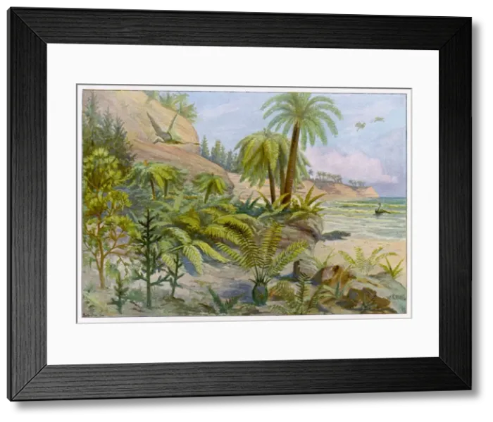 Framed Print : Jurassic L scape Framed Print : Jurassic L scape