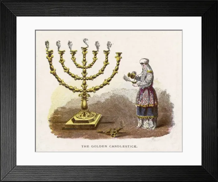 Framed Print : Golden Candlestick Framed Print : Golden Candlestick