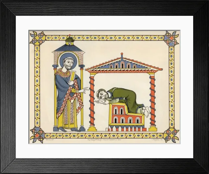 Framed Print : Saint Germain & Heldric Framed Print : Saint Germain & Heldric