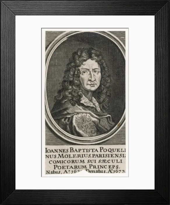 Framed Print : Moliere (Engraving) Framed Print : Moliere (Engraving)