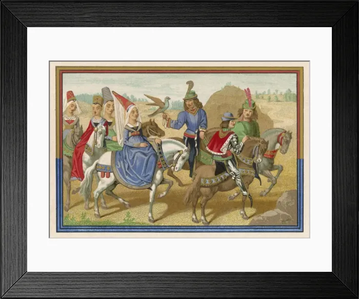 Framed Print : Social / France / C15 Group Framed Print : Social / France / C15 Group