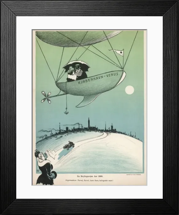 Framed Print : Honeymoon in 2000 Ad Framed Print : Honeymoon in 2000 Ad