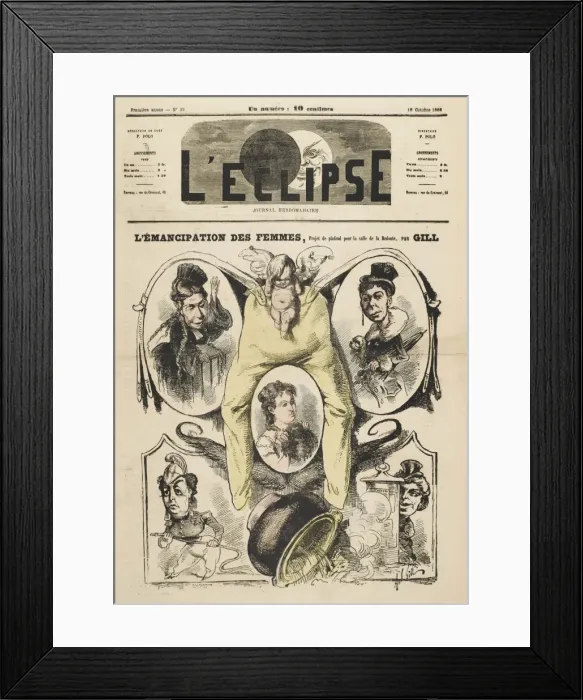 Framed Print : New Woman / Satire Framed Print : New Woman / Satire