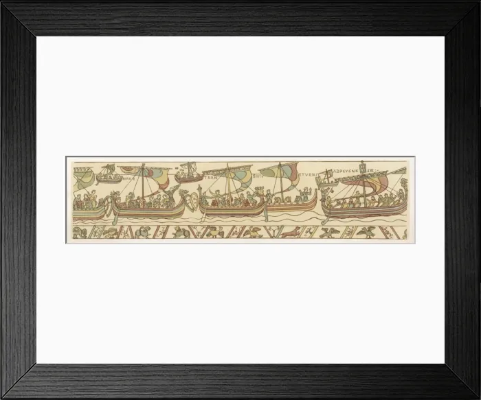 Framed Print : Bayeux Boats - 3 Framed Print : Bayeux Boats - 3