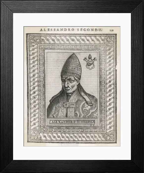 Framed Print : Pope Alexander II Framed Print : Pope Alexander II