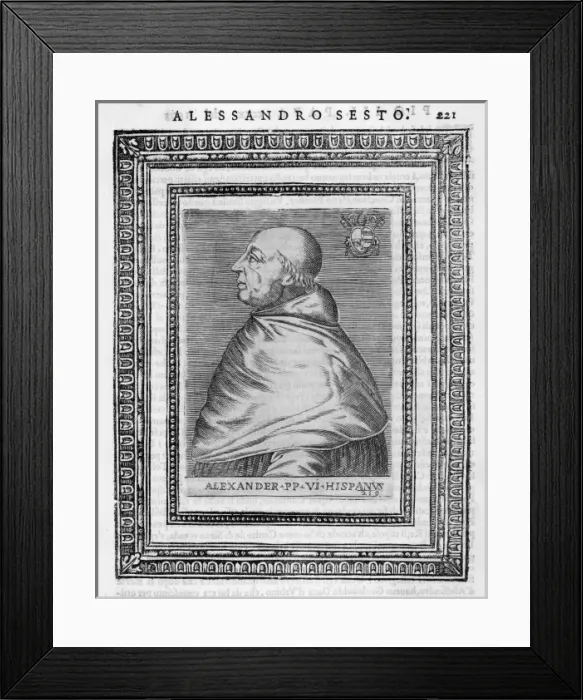 Framed Print : Pope Alexander VI Framed Print : Pope Alexander VI