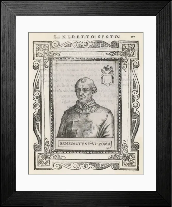 Framed Print : Pope Benedictus VI Framed Print : Pope Benedictus VI