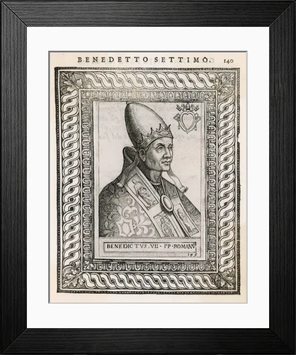 Framed Print : Pope Benedictus VII Framed Print : Pope Benedictus VII