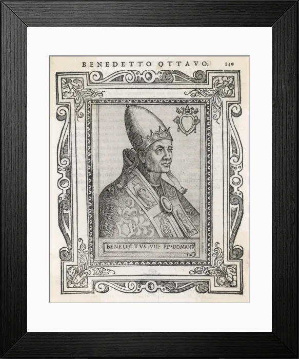 Framed Print : Pope Benedictus VIII Framed Print : Pope Benedictus VIII