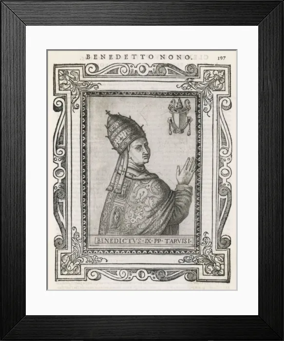 Framed Print : Pope Benedictus IX (1) Framed Print : Pope Benedictus IX (1)