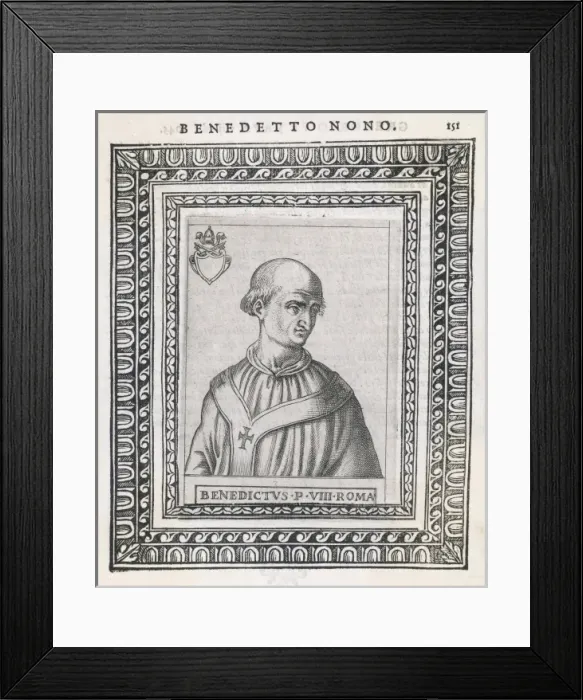 Framed Print : Pope Benedictus IX (2) Framed Print : Pope Benedictus IX (2)