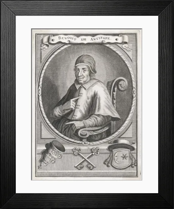 Framed Print : Anti-Pope Benedictus XII Framed Print : Anti-Pope Benedictus XII