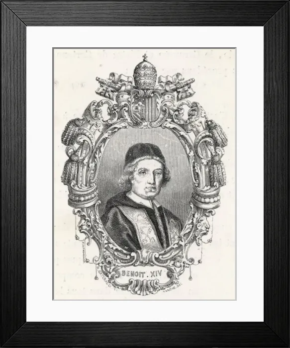 Framed Print : Pope Benedictus XIV Framed Print : Pope Benedictus XIV
