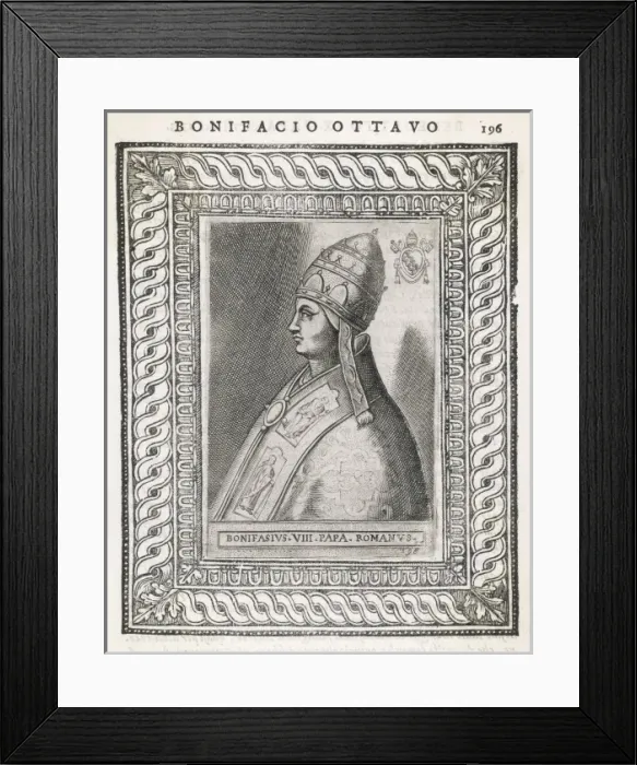 Framed Print : Pope Bonifacius VIII Framed Print : Pope Bonifacius VIII