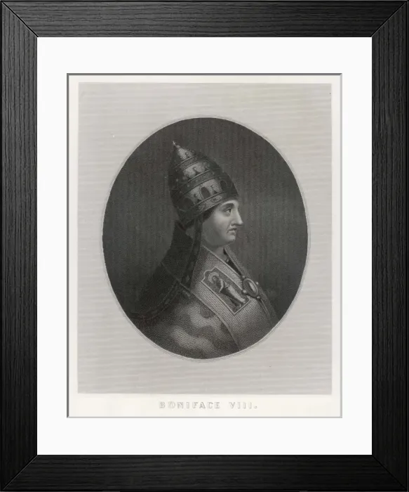 Framed Print : Pope Bonifacius VIII Framed Print : Pope Bonifacius VIII