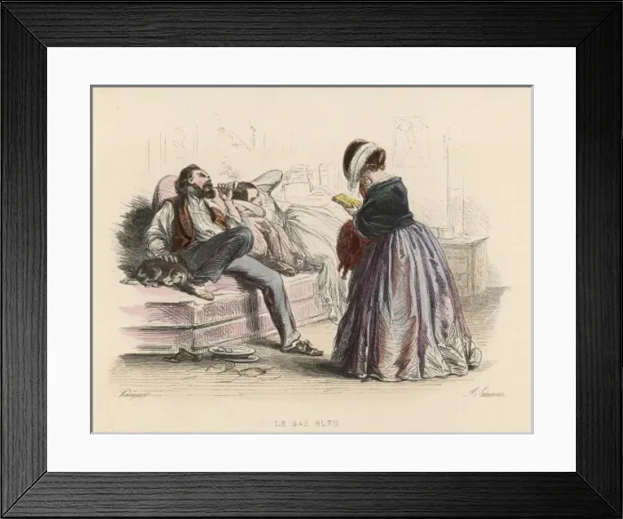 Framed Print : Equality / Blue-Stocking Framed Print : Equality / Blue-Stocking