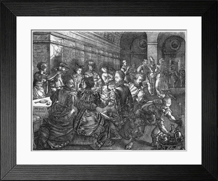 Framed Print : Banquet / C16 (Galle) Framed Print : Banquet / C16 (Galle)