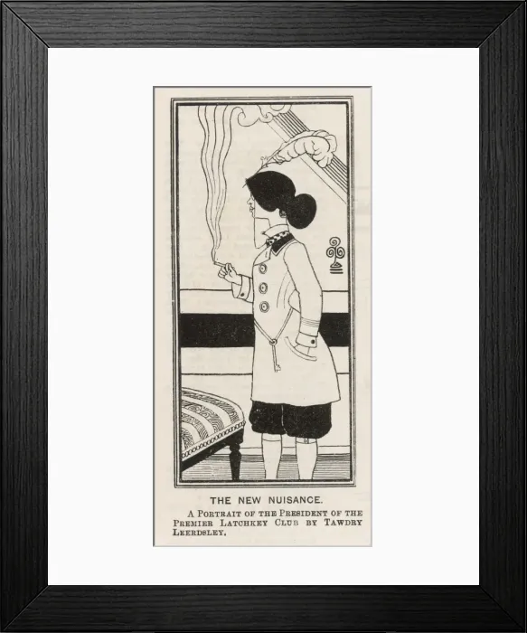 Framed Print : Satire / New Woman Framed Print : Satire / New Woman