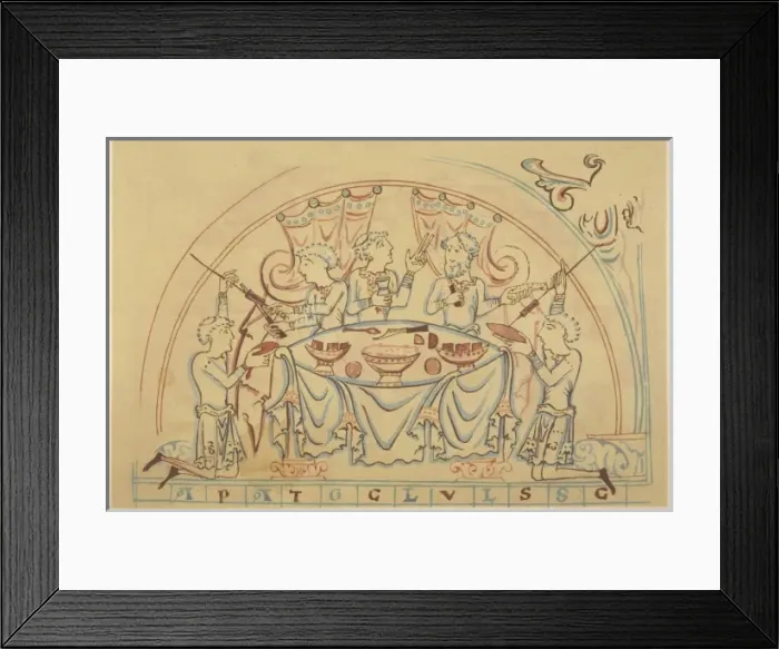 Framed Print : Banquet / C11 (Cott Tib) Framed Print : Banquet / C11 (Cott Tib)