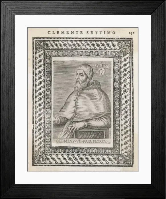 Framed Print : Pope Clemens VII Framed Print : Pope Clemens VII