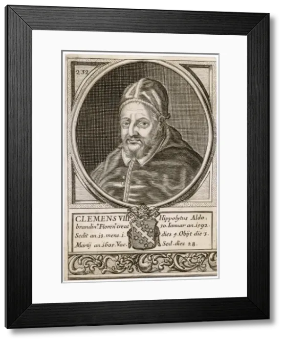 Framed Print : Pope Clemens VIII Framed Print : Pope Clemens VIII