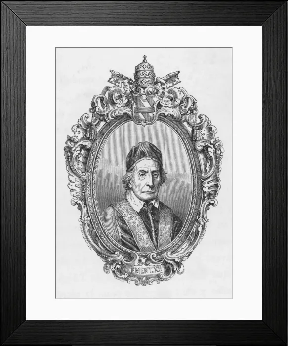 Framed Print : Pope Clemens XII Framed Print : Pope Clemens XII