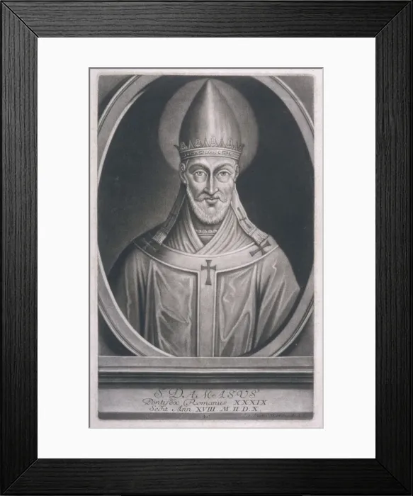 Framed Print : Pope Damasus I Framed Print : Pope Damasus I