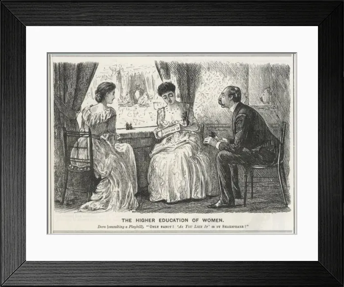 Framed Print : Womens Rights / Mockery Framed Print : Womens Rights / Mockery
